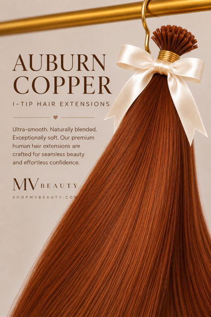 Reds & Coppers Collection | Premium I-Tip Human Hair Extensions