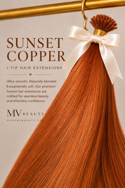 Reds & Coppers Collection | Premium I-Tip Human Hair Extensions