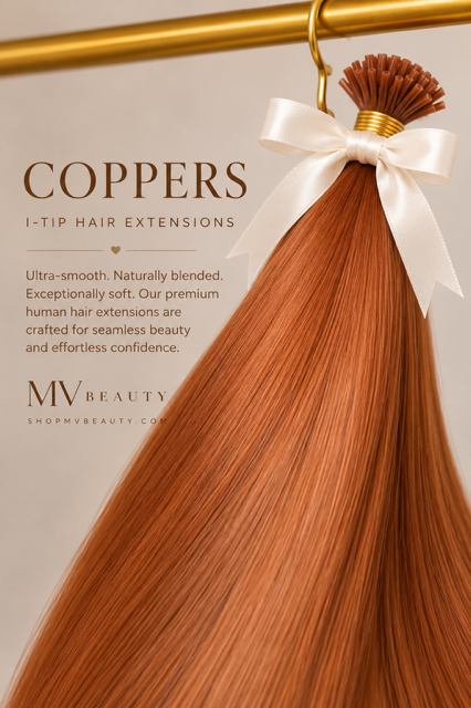 Reds & Coppers Collection | Premium I-Tip Human Hair Extensions